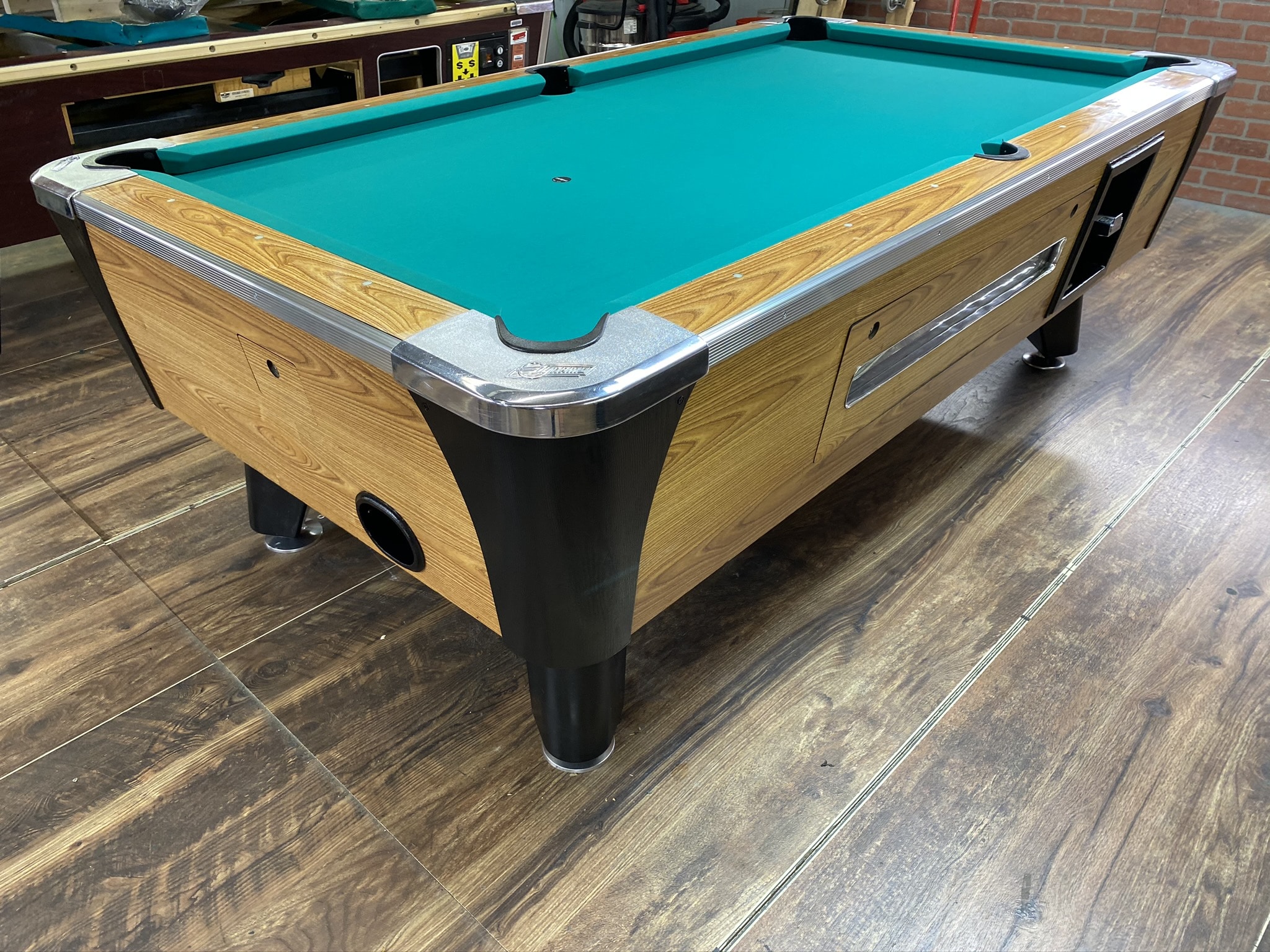 Used Coin Operated Pool Table 022920B Used Coin Operated Bar Pool Tables