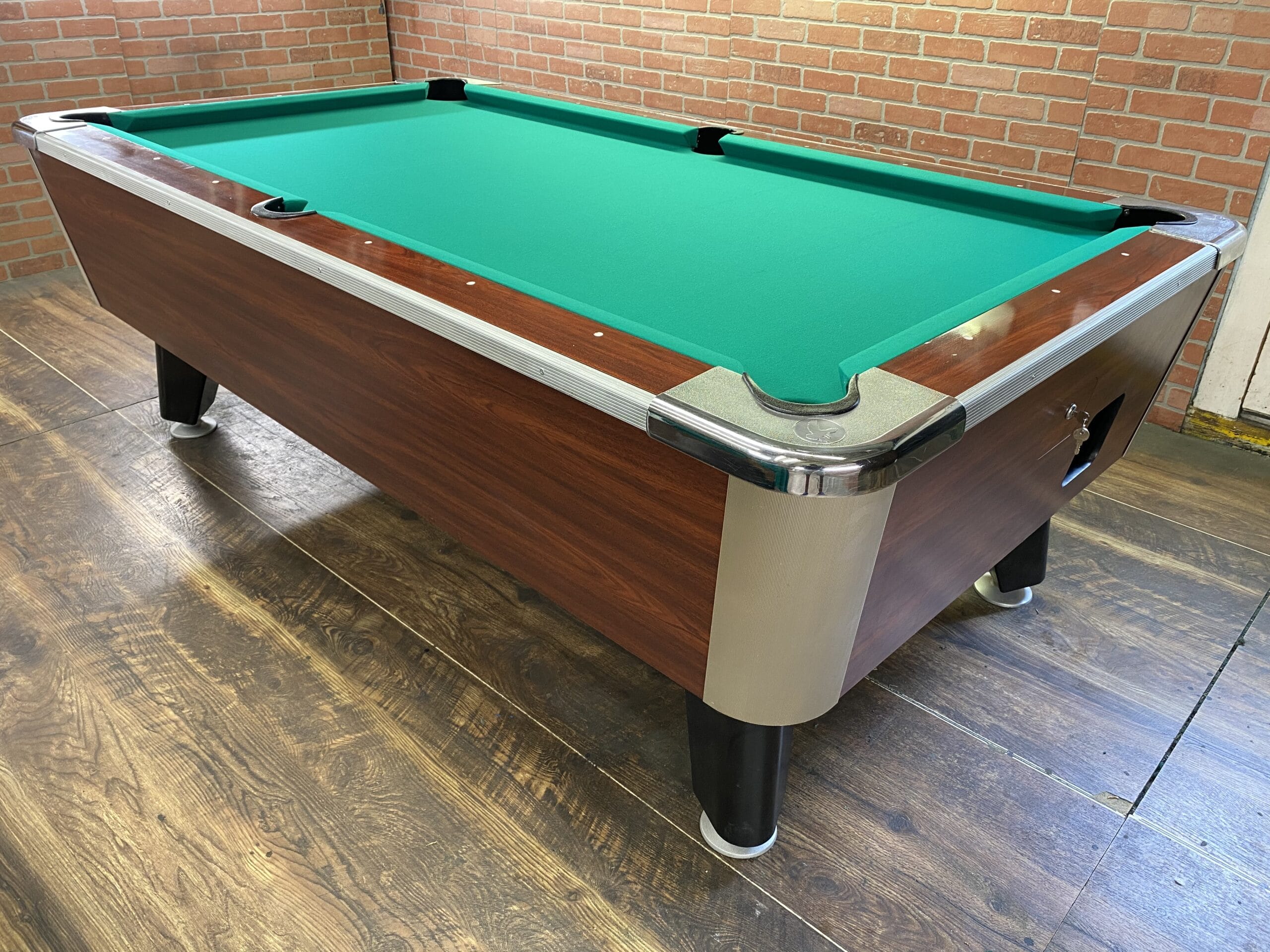7′ Great American Used Coin Operated Pool Table Used Coin Operated