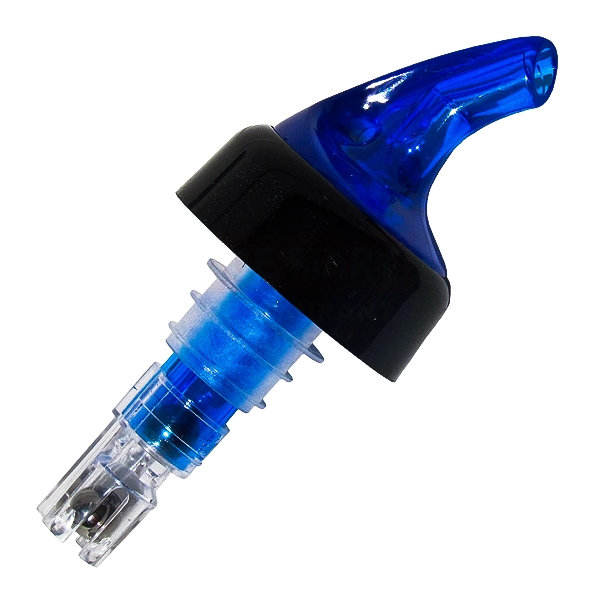 Measured Pourer Blue 25ml BarPros Product Bar Supplies
