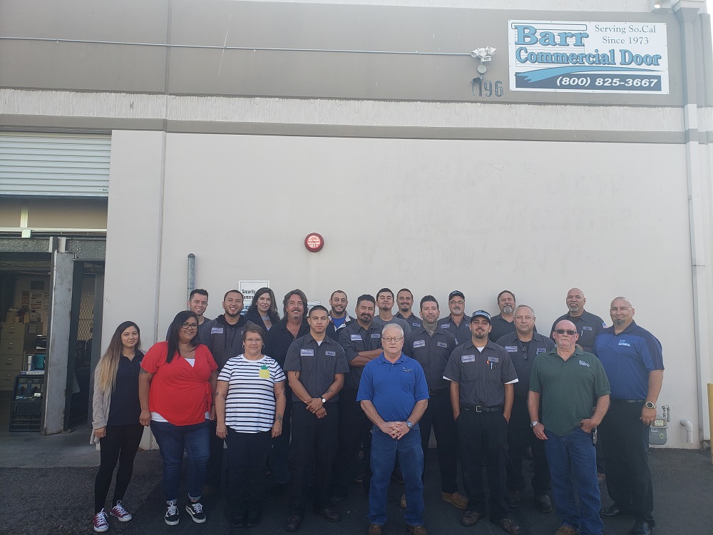 about us Barr Commercial Doors Orange County San Bernardino Riverside