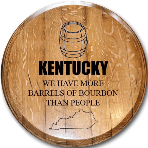 More Barrels Than People Barrel Head BarrelHeadsKY