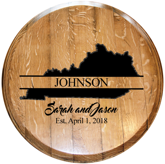 Custom Bourbon Barrel Head 7 BarrelHeadsKY