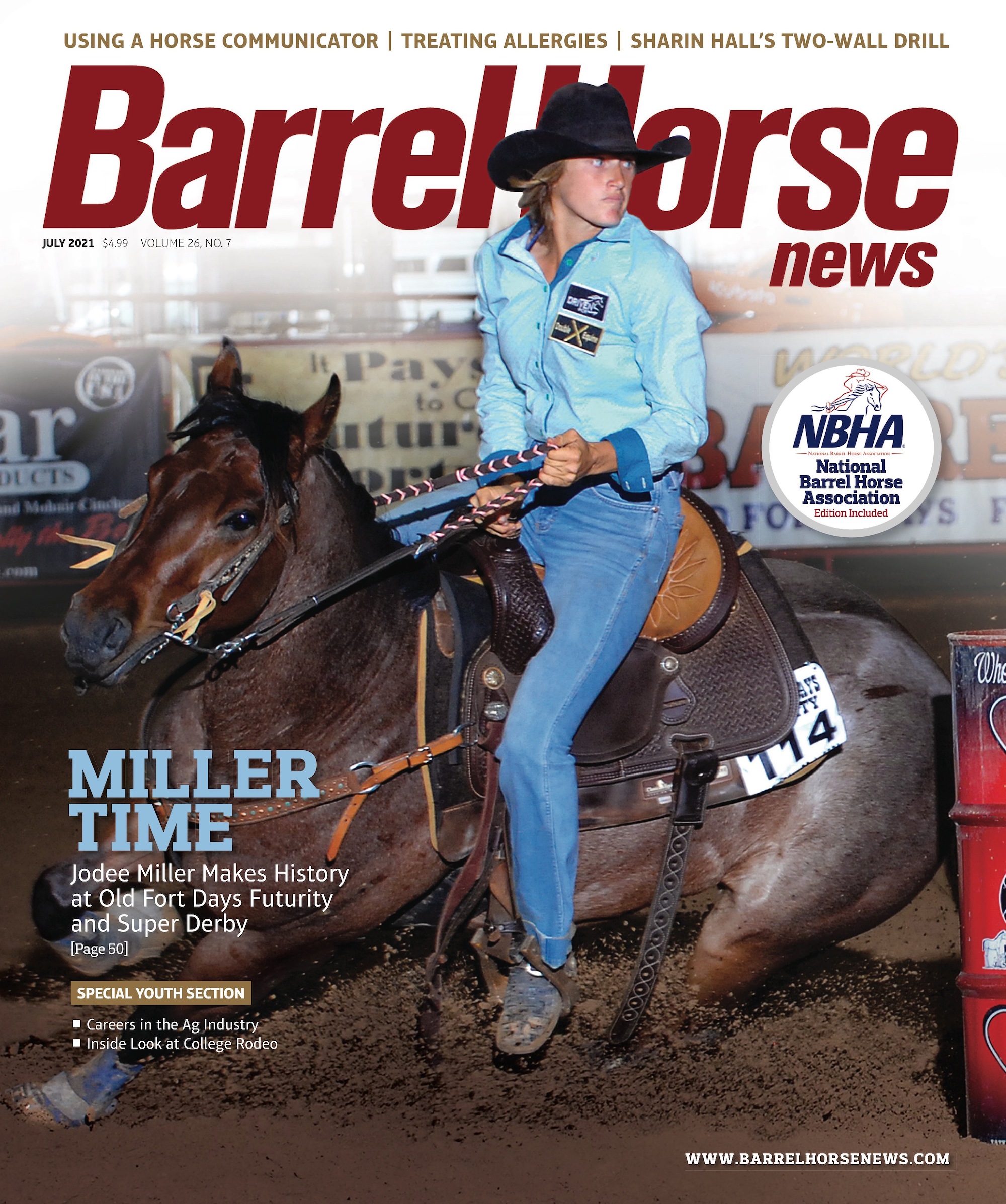 In This Issue of Barrel Horse News Magazine Barrel Horse News