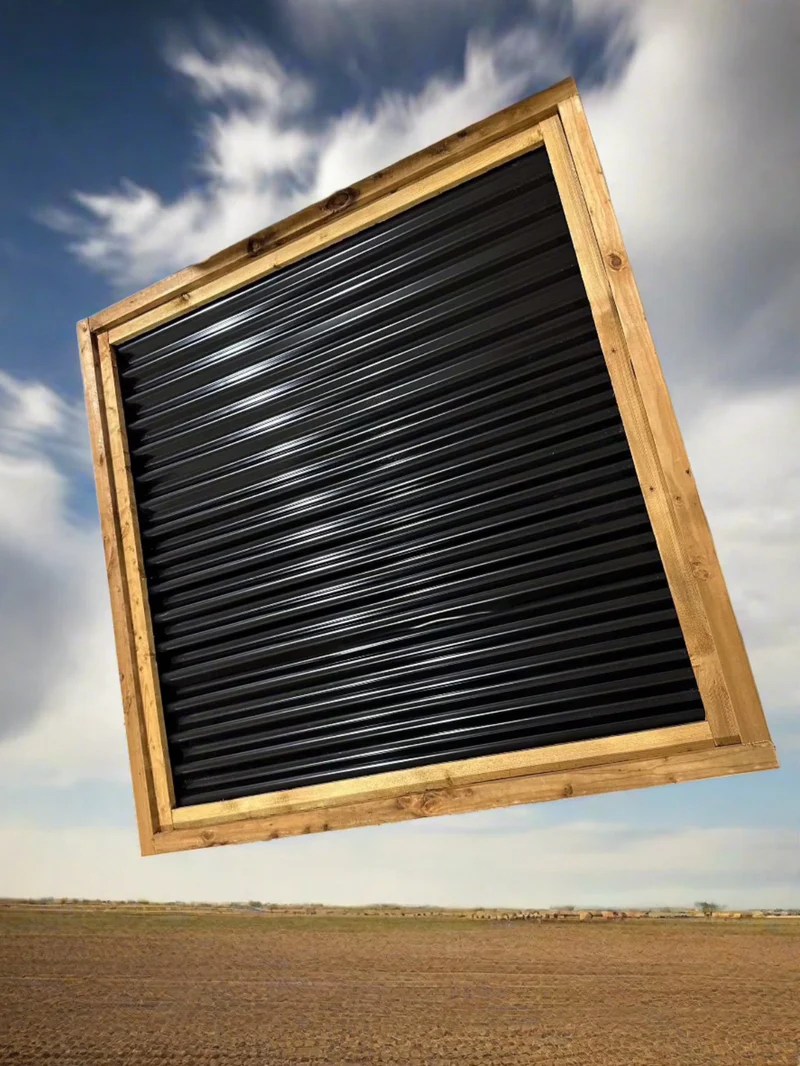 "The Coastal" Custom Sized Corrugated Metal Fence Panels BarrierBoss™