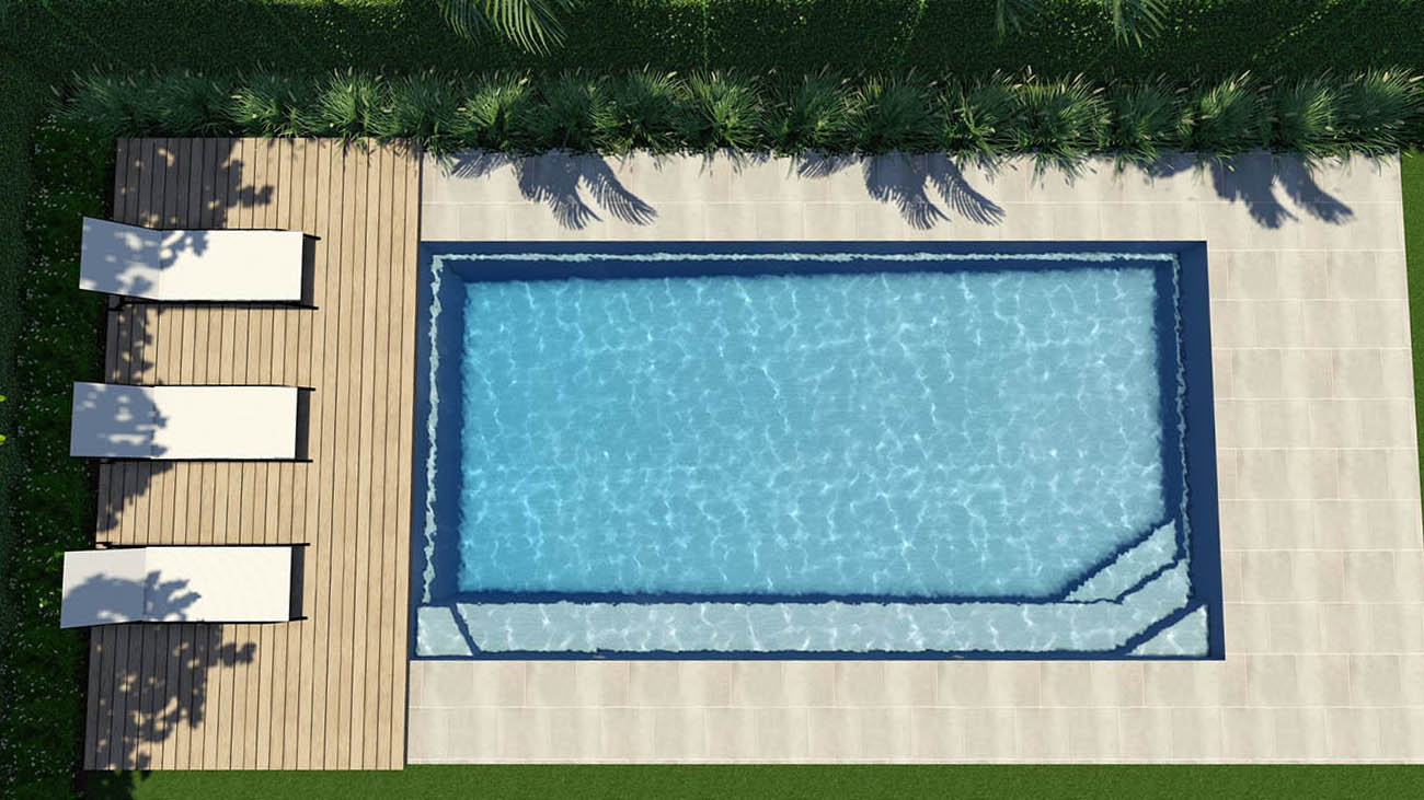 Brampton Pool 6.2m x 4.4m Barrier Reef Pools