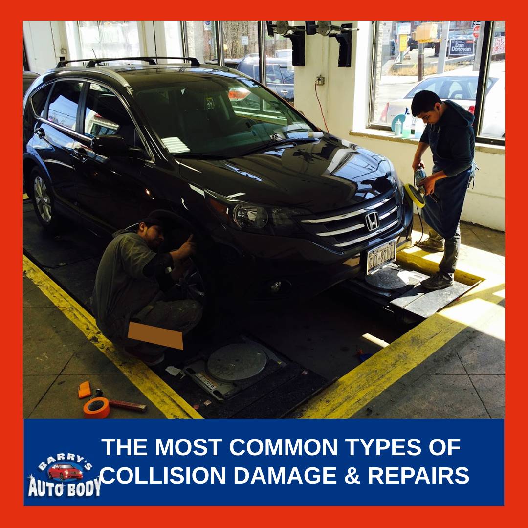 Understanding the Most Common Types of Collision Damage and Repairs