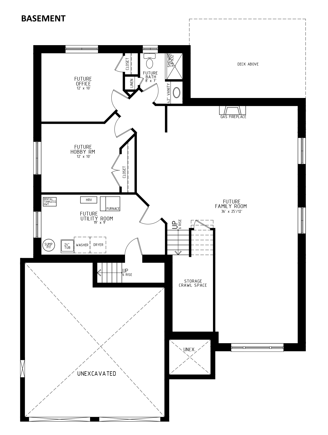 Thompson with 4 Bedrooms House Plan Barry's Construction Allenford, ON