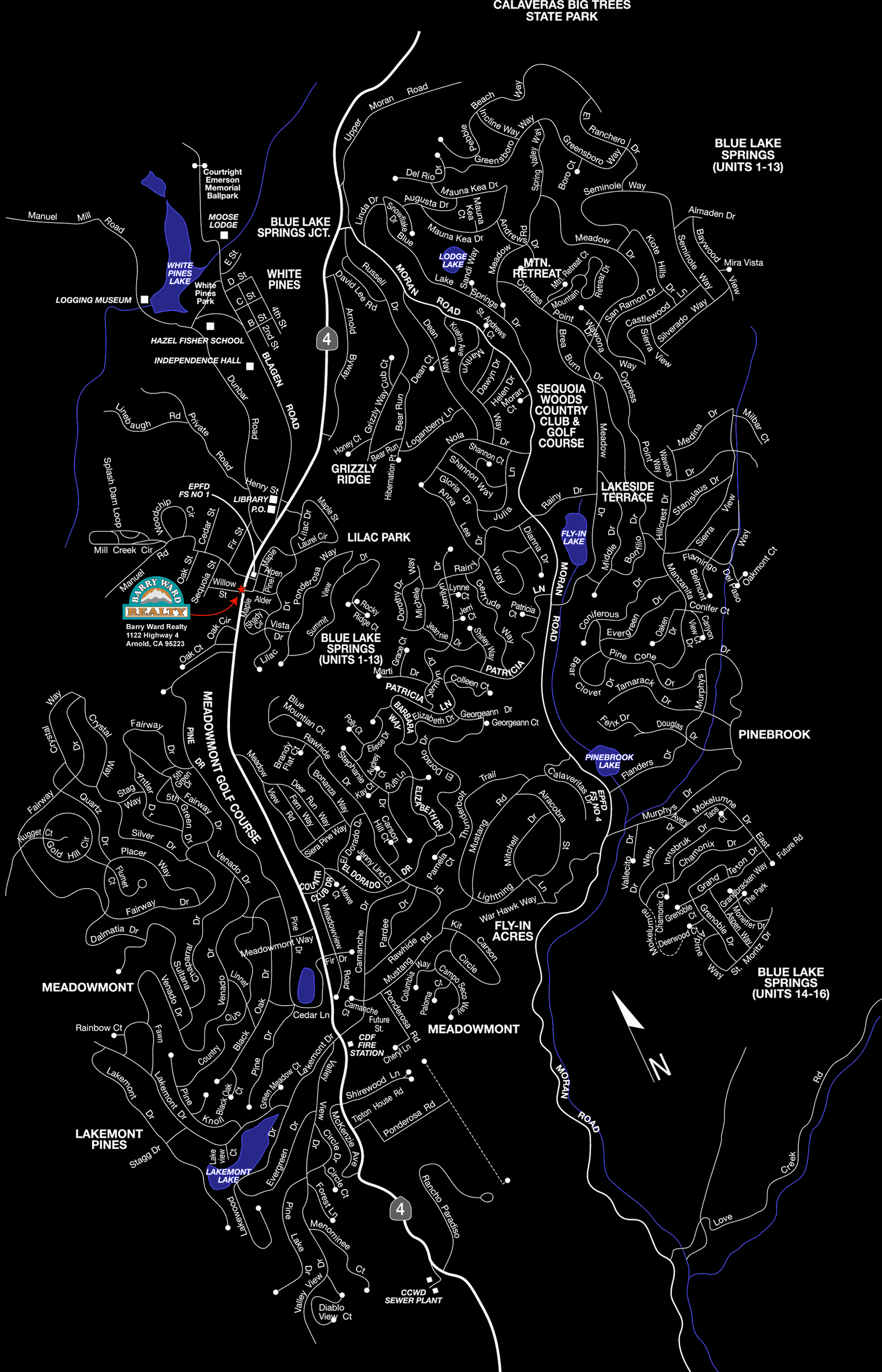 Map of the Greater Arnold Area Barry Ward Group