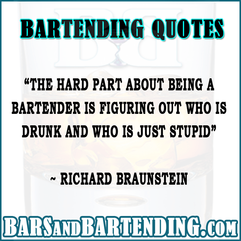 Bartender Quotes