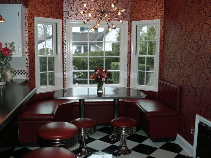 Marian's Kitchen Window Booth Kitchen Seating, Bar Stools, Vintage