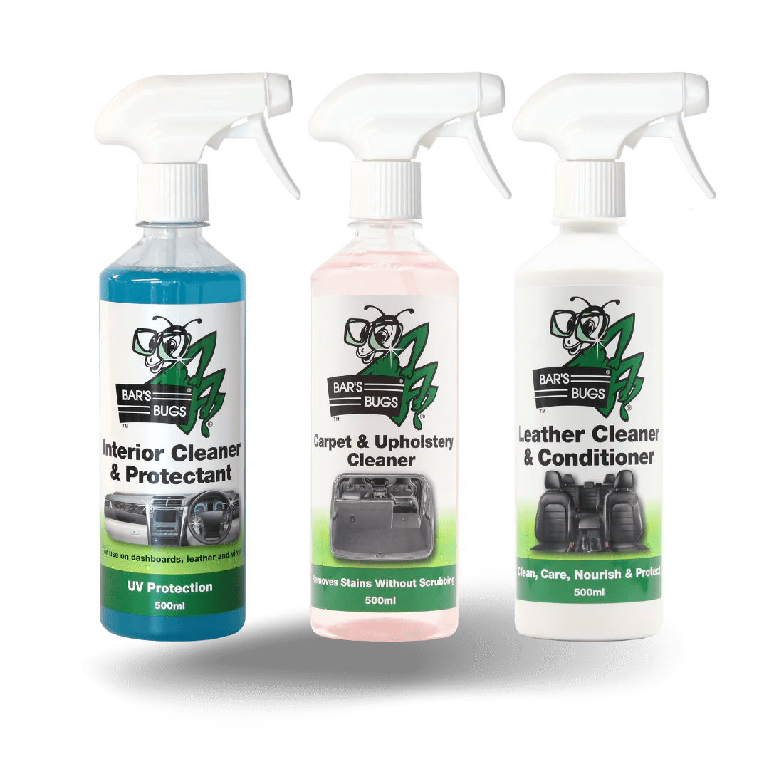 3pc Interior Cleaning Set Best Auto Interior Detailing Trio