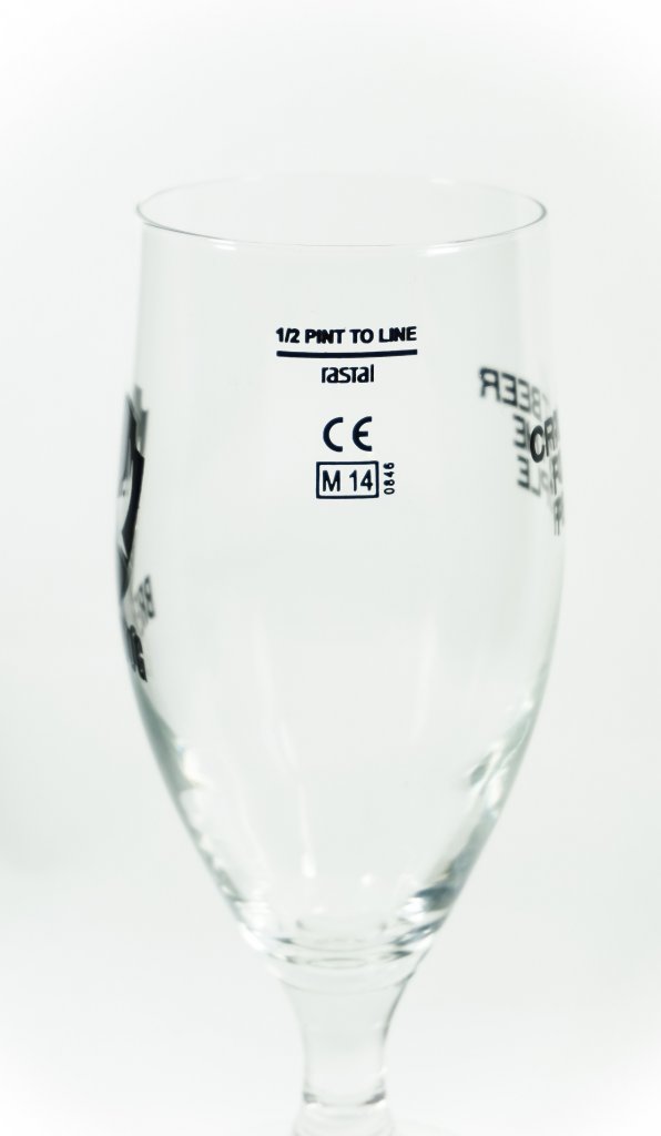 Brewdog beer glass half pint Scotland Beer glasses