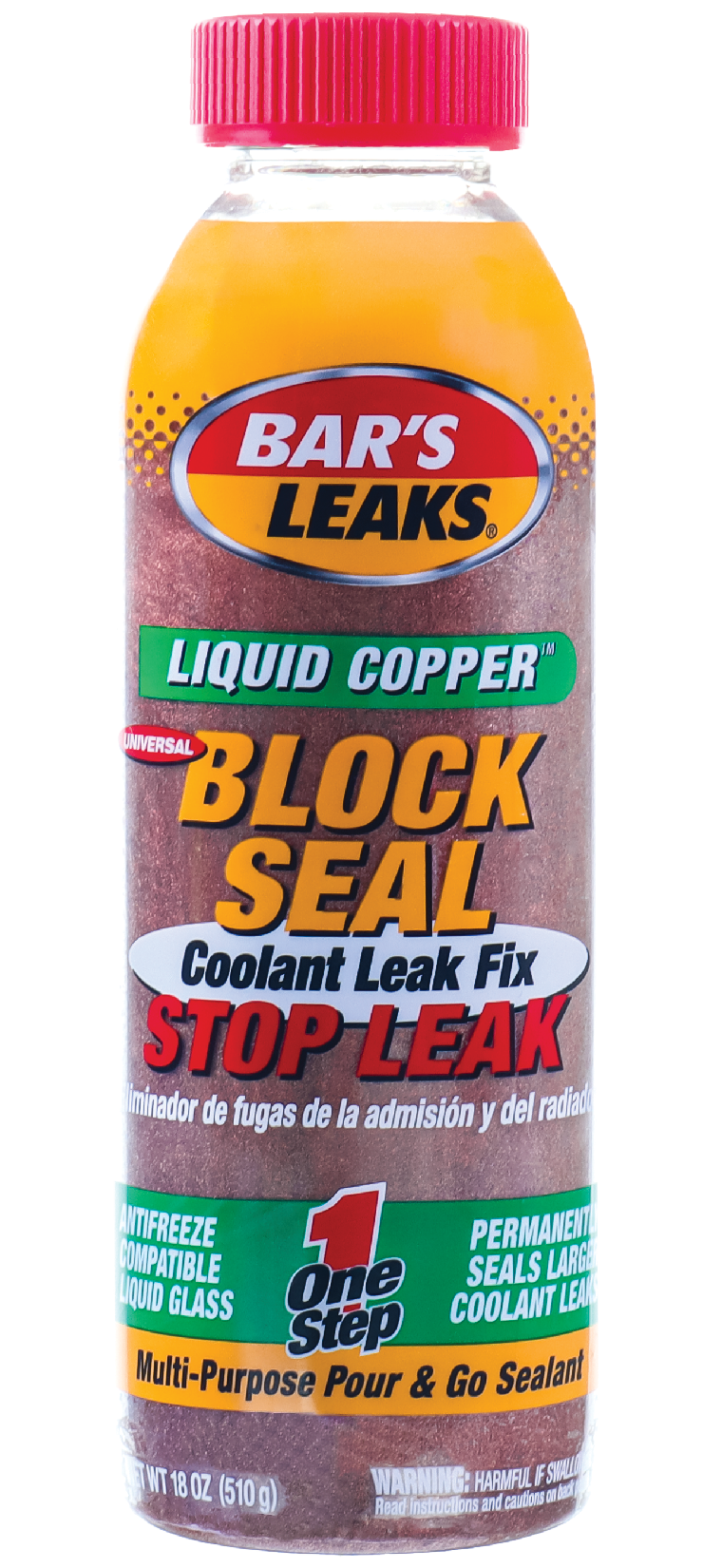 Block Seal Liquid Copper Coolant Leak Fix (1109) - Bar's Leaks