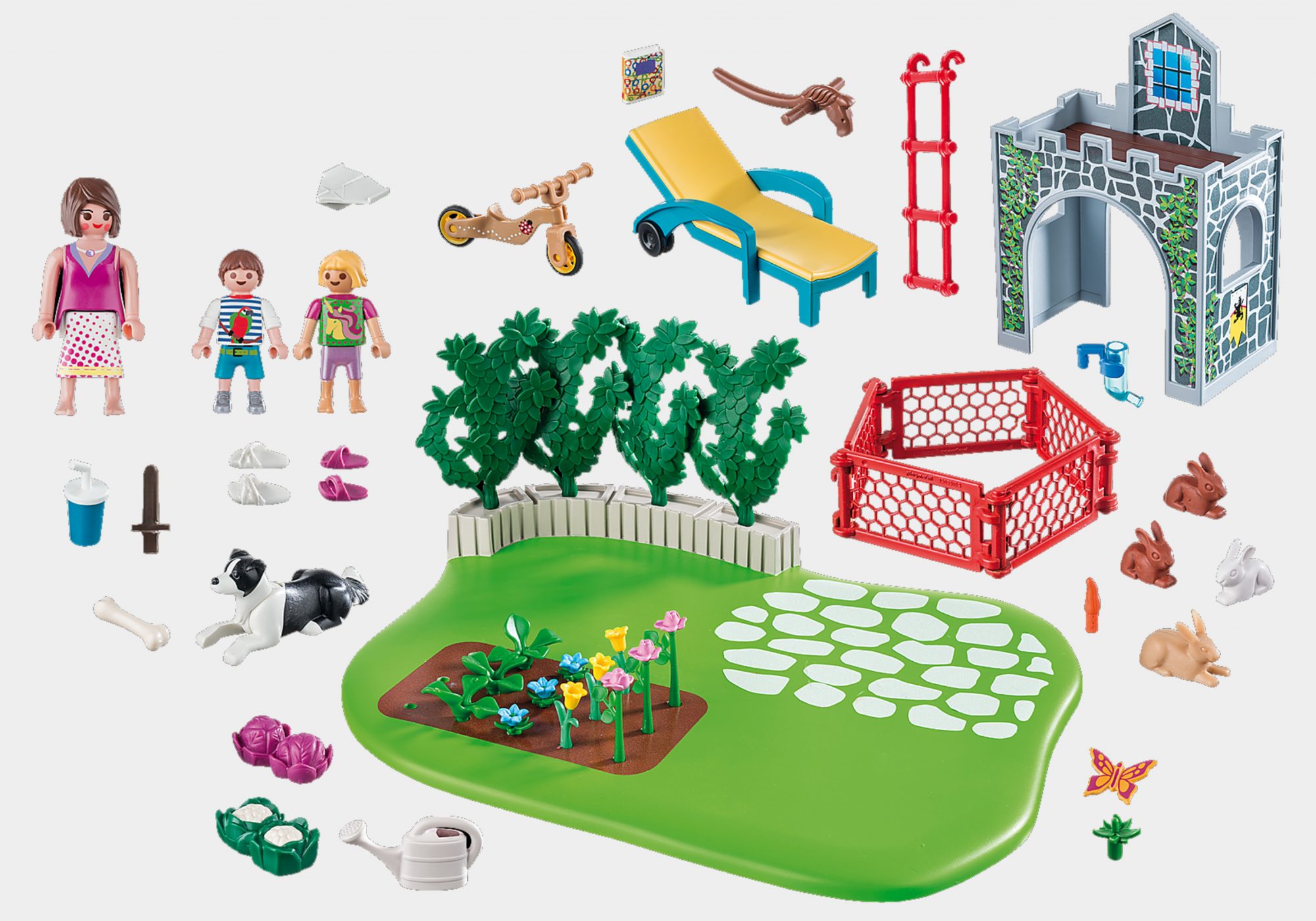Playmobil Super Set Family Garden Construction Toys Barsleys