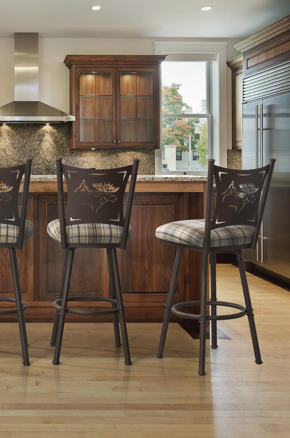 Oak Kitchen Bar Stools With Backs Wow Blog