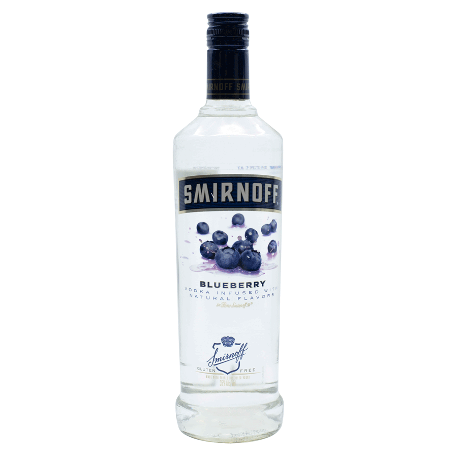 Smirnoff Blueberry Vodka 750ml Bar Storm