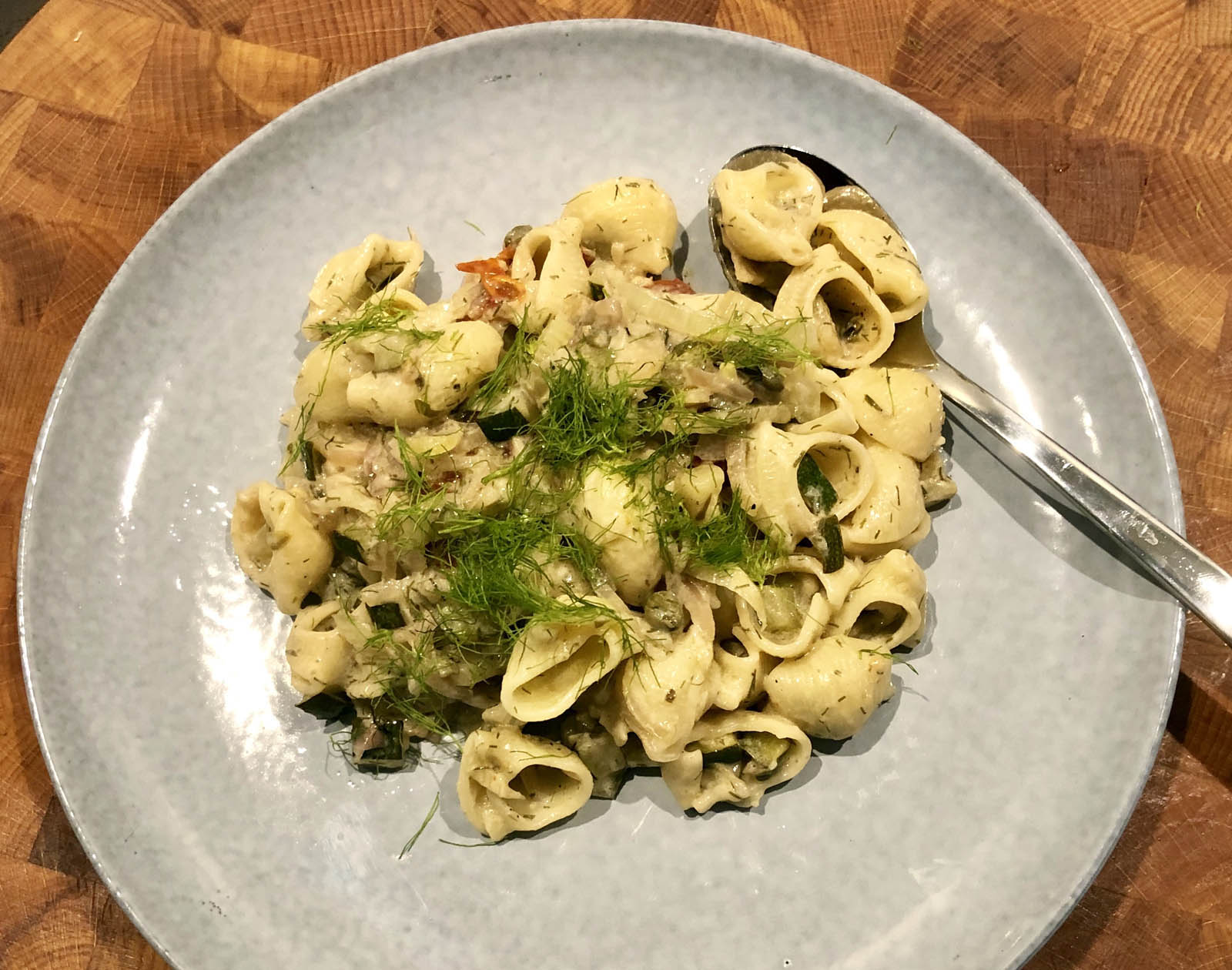 Pasta met venkel en courgette BartGolsteijn