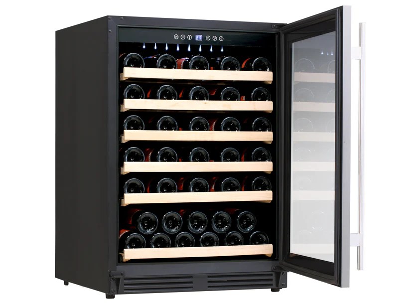 Bartechco Wine Cooler, Wine Chiller, Wine Cellar Dual Zone Compact 51