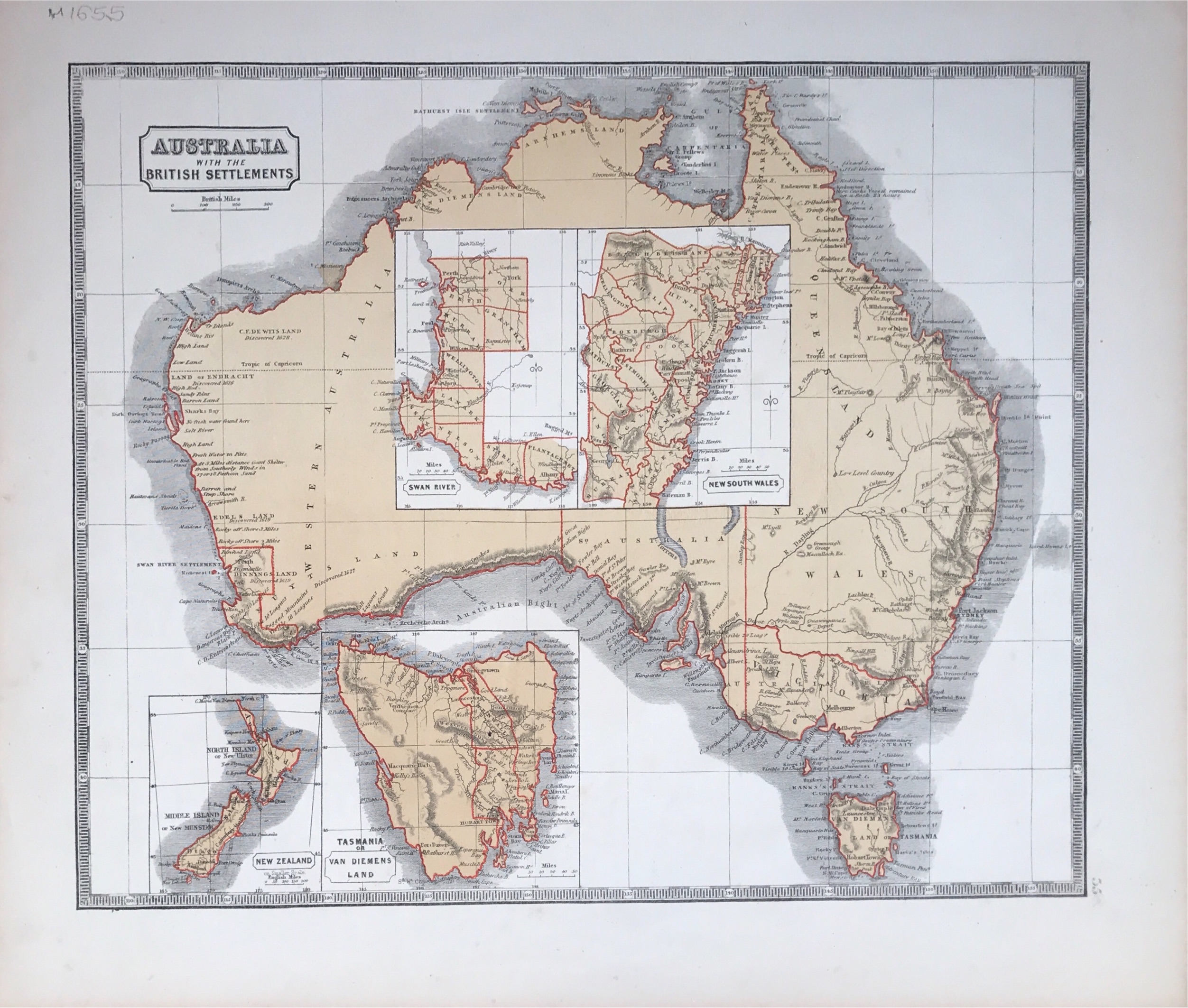 Australia with the British Settlements Anonymous (1880) Bartele Gallery
