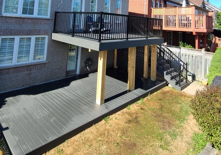2 Composite Decks & Privacy Screen Bartell Building LTD