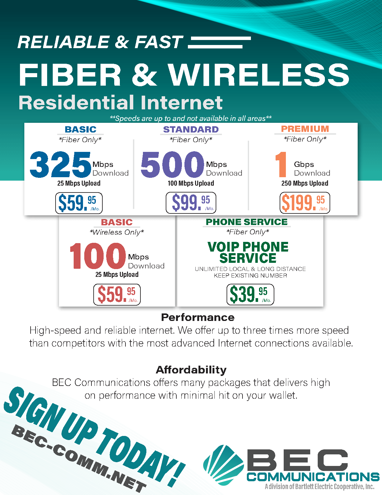 BEC Communications Bartlett Electric Cooperative