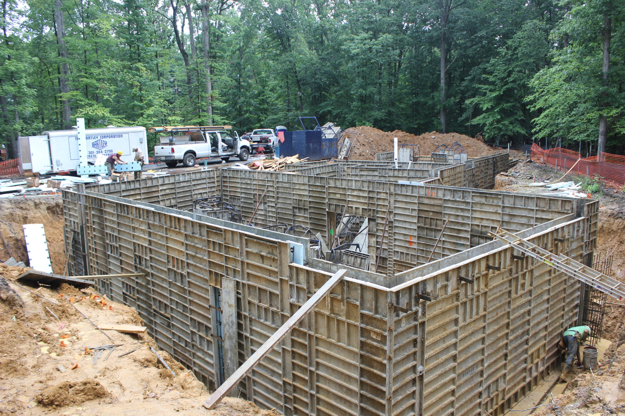 Insulation for Concrete Walls are centered and placed