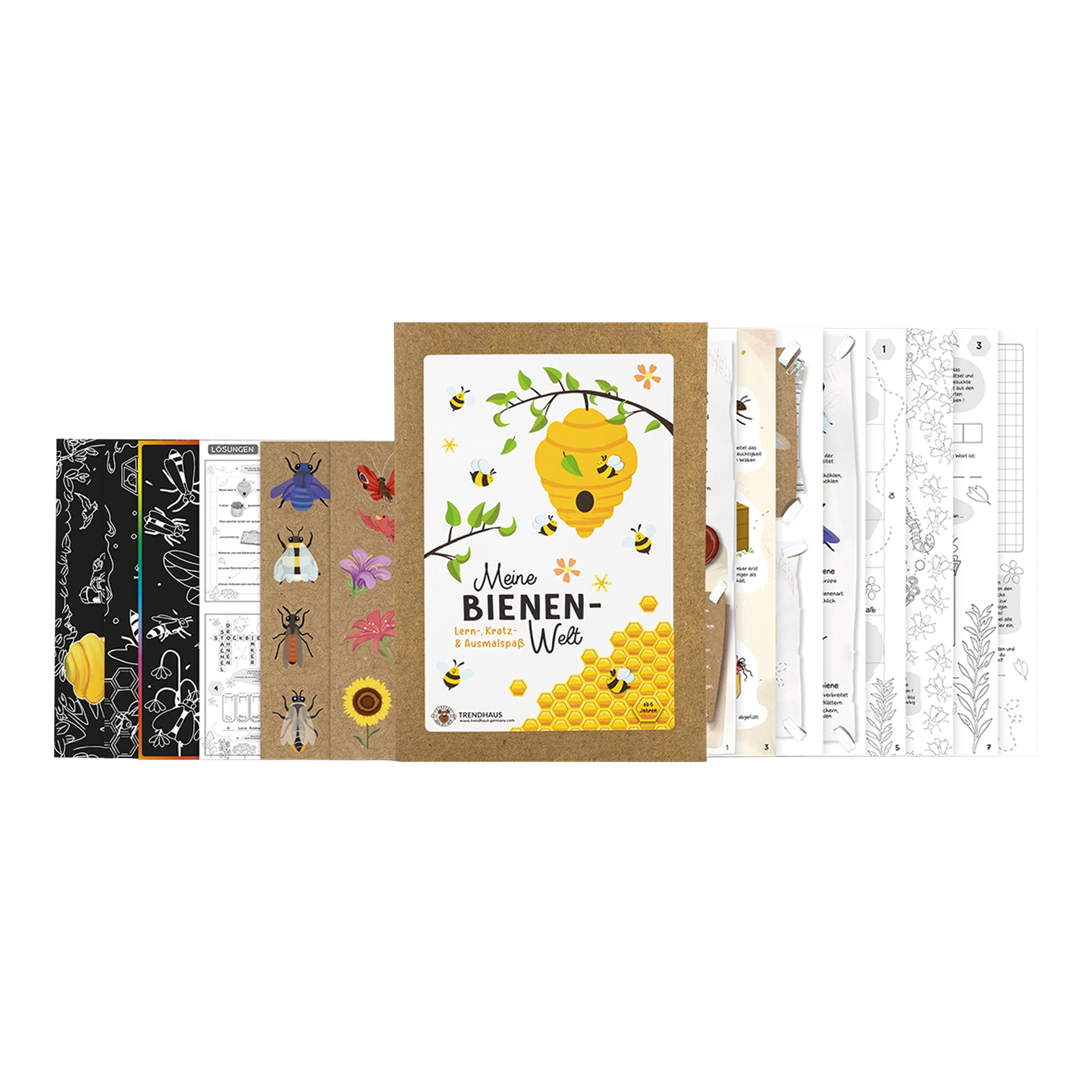 Activity BookletLearning, Scratching & colouring Bartl GmbH