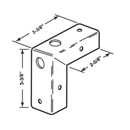 9325 BiFold Door Corner Repair Bracket Barton Kramer Inc.