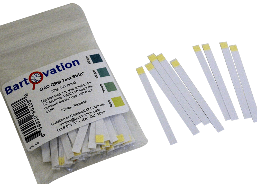 Restaurant Quaternary Ammonium (Multi Quat) Sanitizer Test Strips, 0