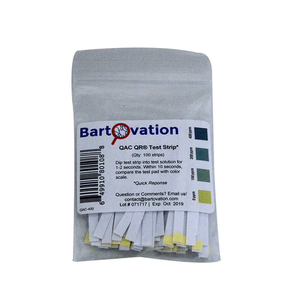 Restaurant Quaternary Ammonium (Multi Quat) Sanitizer Test Strips, 0