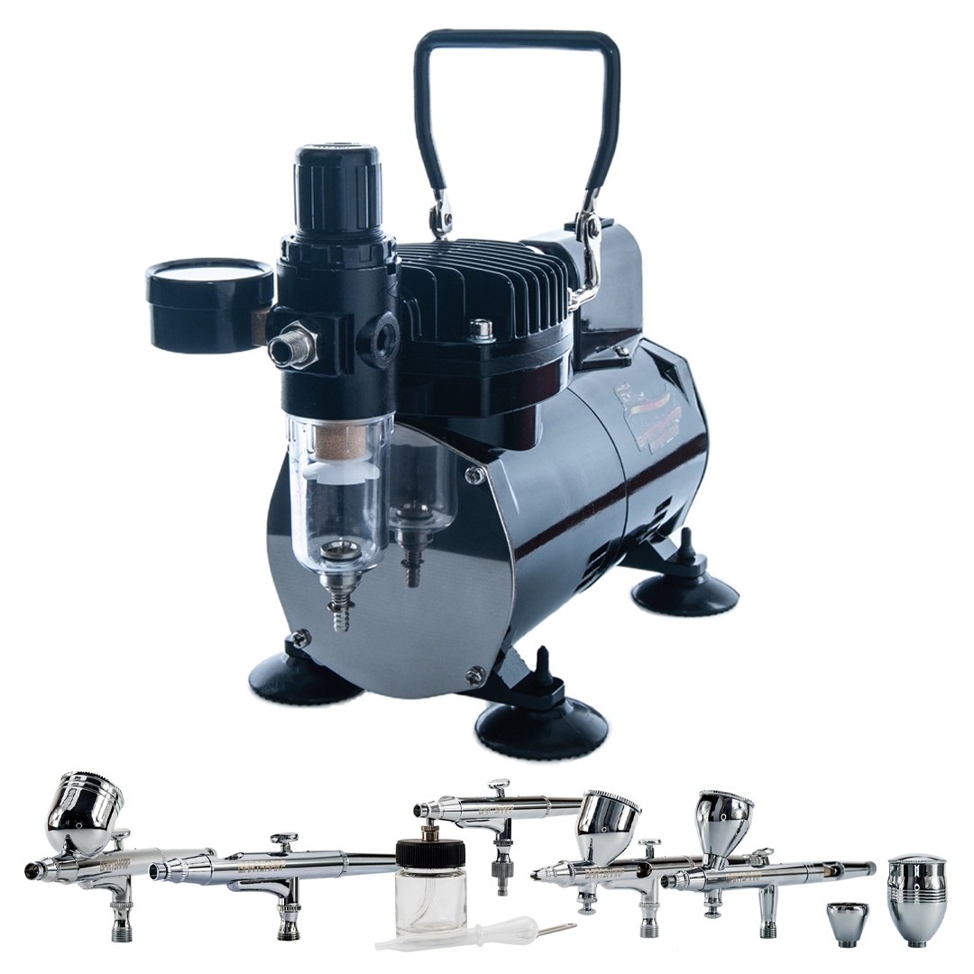 Airbrush Compressor Kit AC01 BARTSHARP Airbrush Kits BartSharp Airbrush