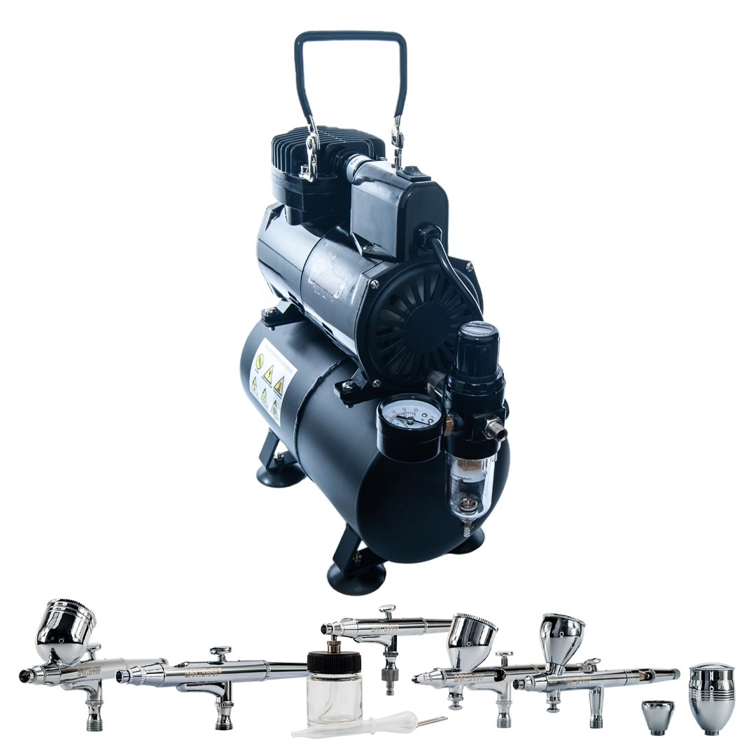Airbrush Compressor Kit AC02 BARTSHARP Airbrush Kits BartSharp Airbrush