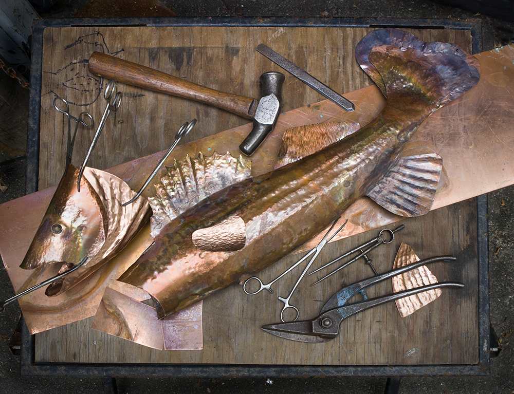 Commissioned Copper Art by B Art Design