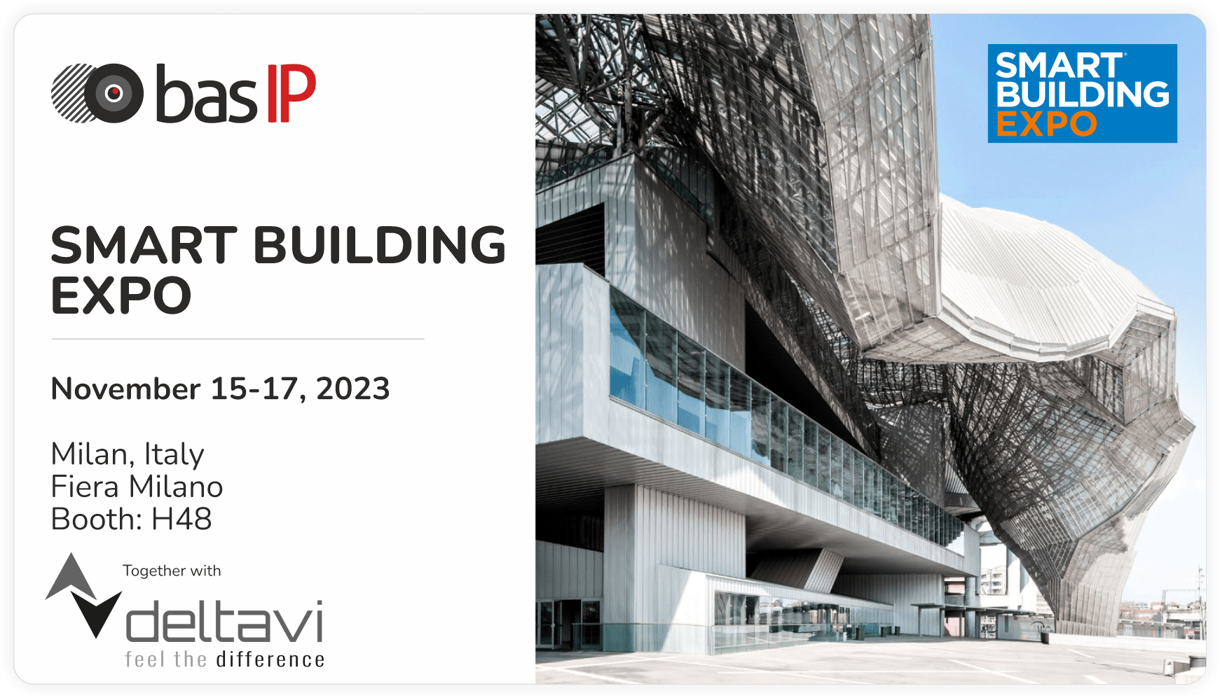 BASIP at Smart Building Expo 2023 BASIP