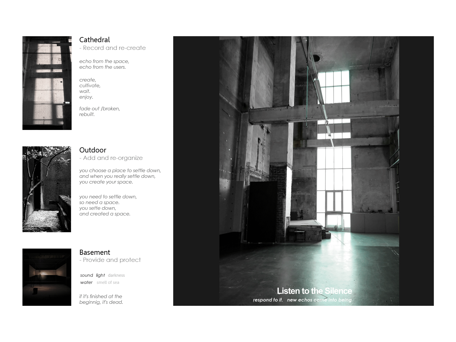 Echoes in Space Bergen School of Architecture