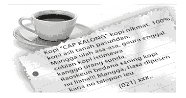 Kumpulan Contoh Iklan Bahasa Sunda Materi dan Gambarnya