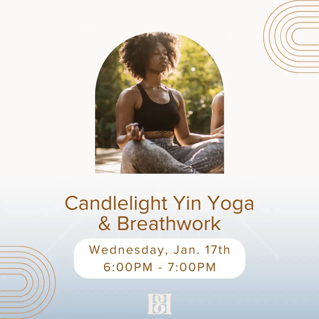 Candlelight Yin Yoga + Breathwork BasBlue