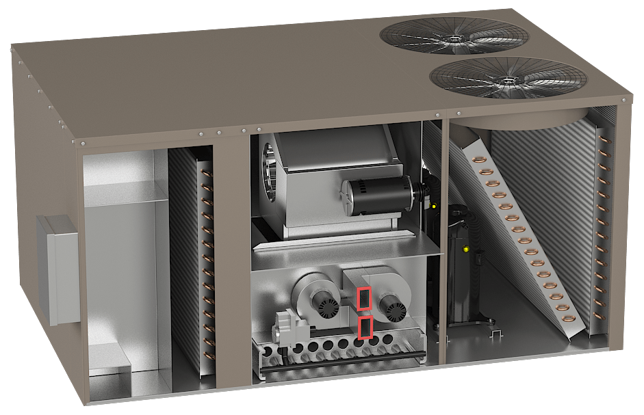 rudd unit animation includes fans cooling heating cost 200 part 8072b