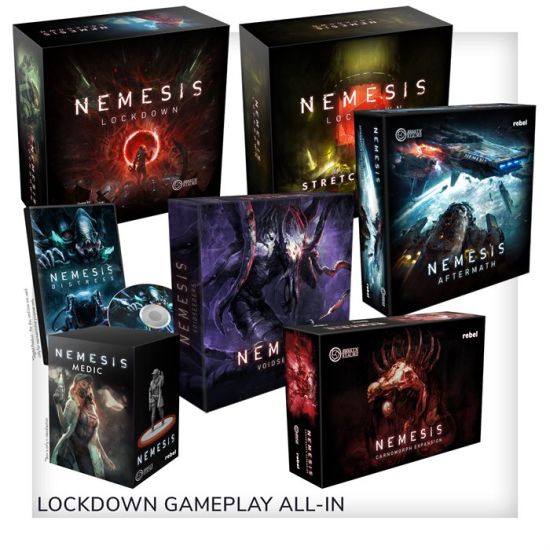 Nemesis Lockdown (Gameplay AllIn Pledge)(Kickstarter)(1Wave) Board