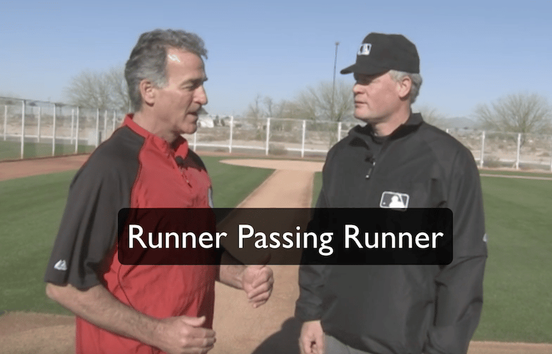 When a Runner Passes Another Runner Baseball Rules Academy
