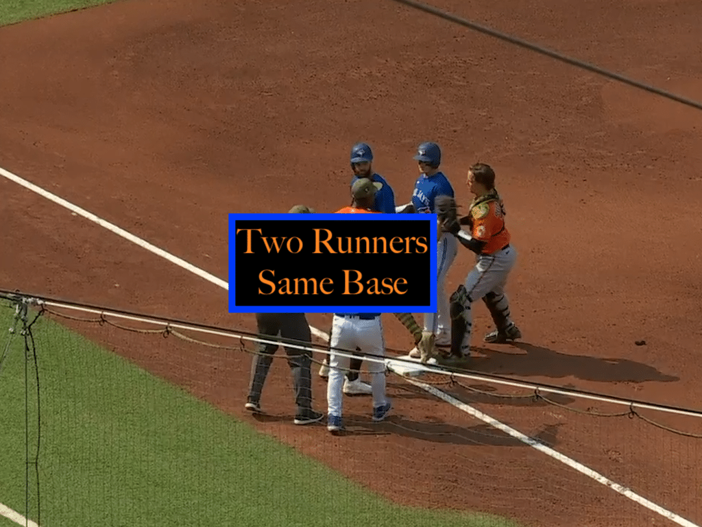 What Happens When Two Runners are on the Same Base? Baseball Rules