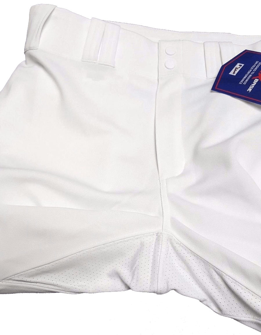 Solid White Pro Majestic Flex Base Baseball Pants Southside Sports