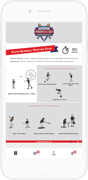 Print n Go Practice Plans - Braves Edition - Baseball Tutorials
