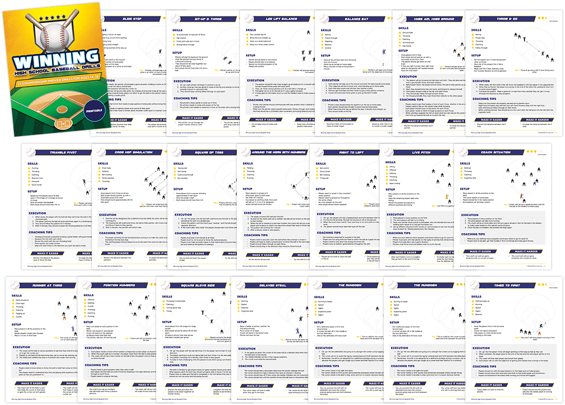 Winning High School Baseball Drills Baseball Tutorials