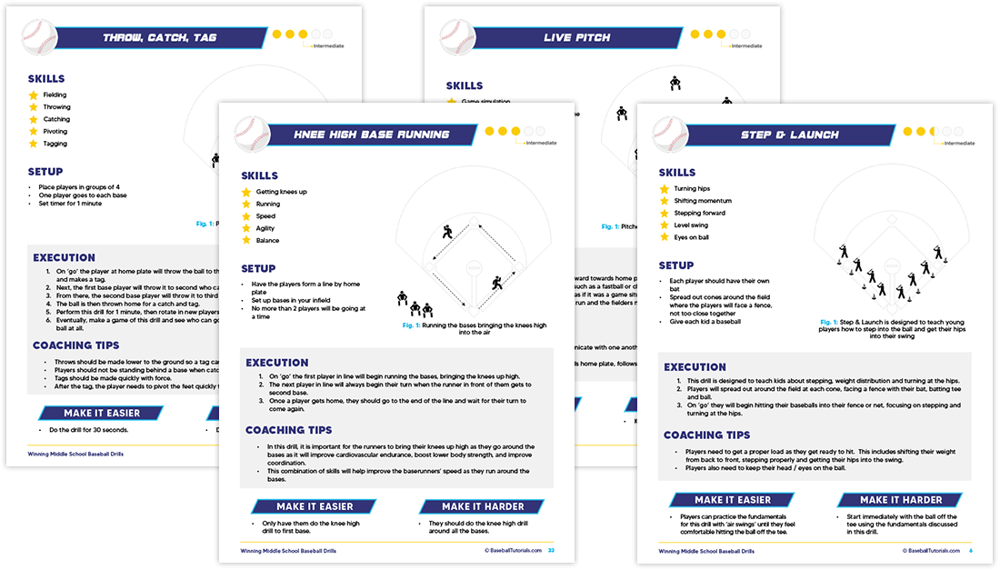 Winning Middle School Baseball Drills Baseball Tutorials