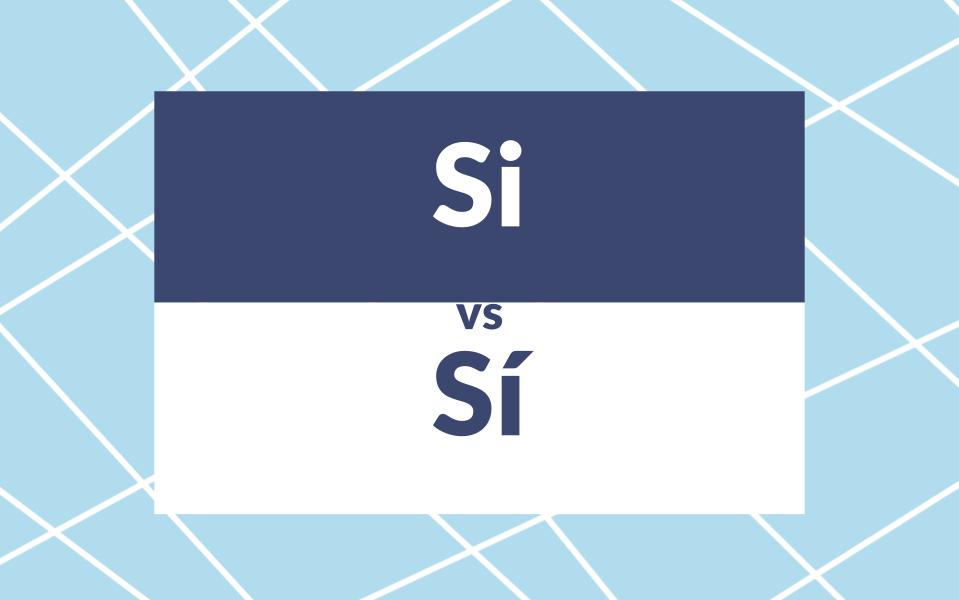 Si vs Sí Learning to use the right Si in Spanish