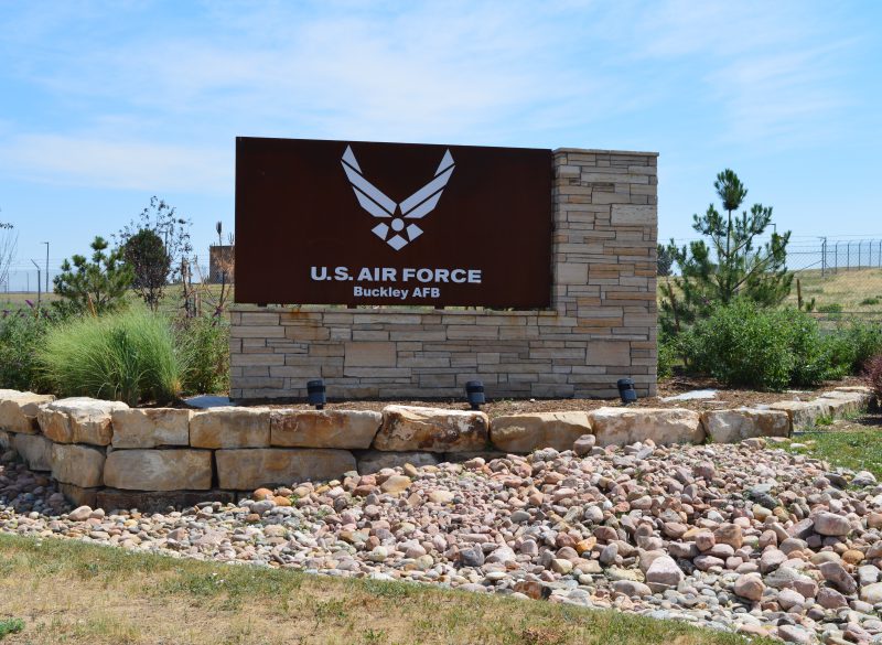 Ballfield Staking at Buckley Air Force Base Baseline Corp