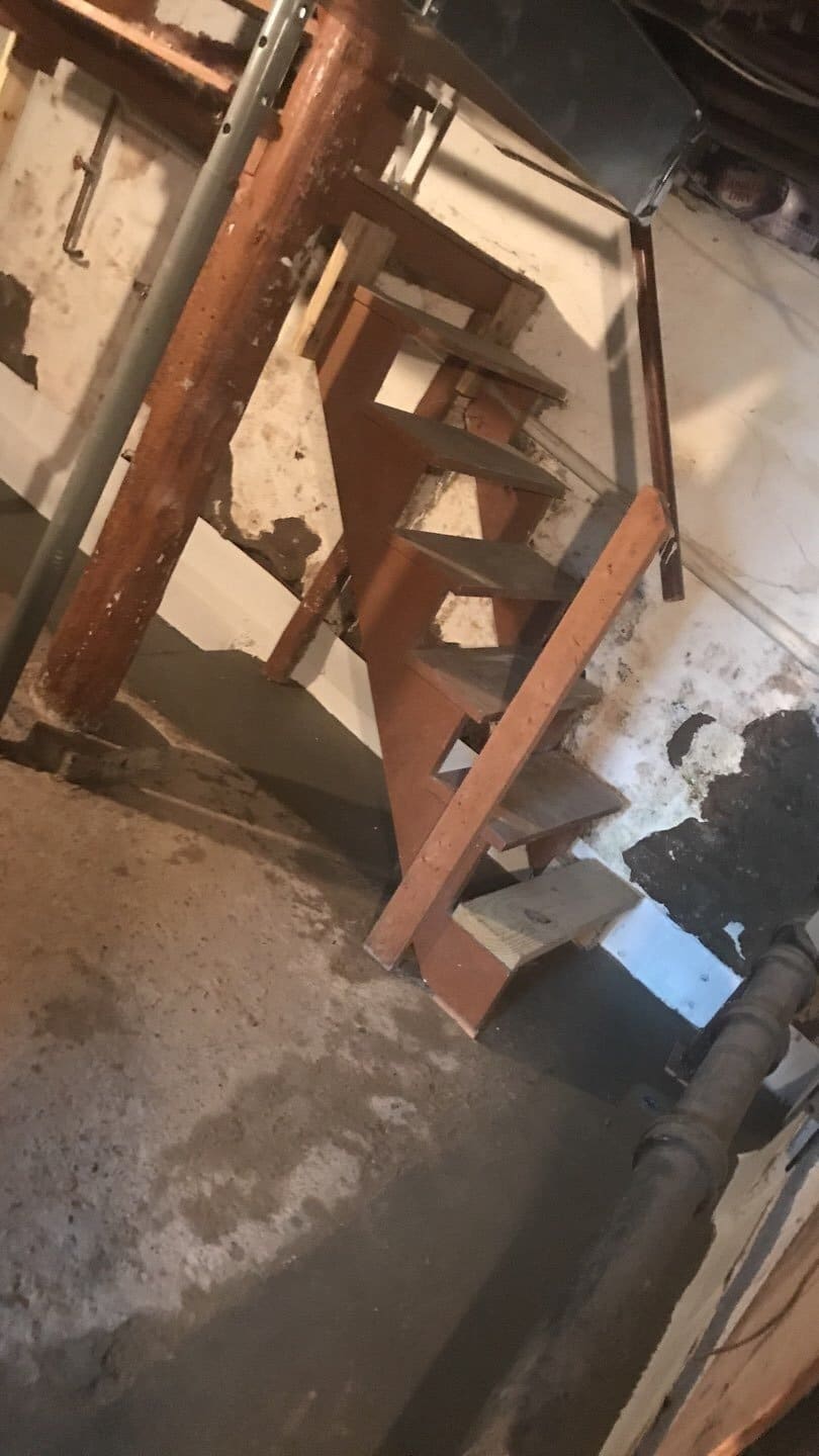 Stair Step Cracks in a Basement Wall Causes, Concerns, and Remedies, Greenville, SC Basement