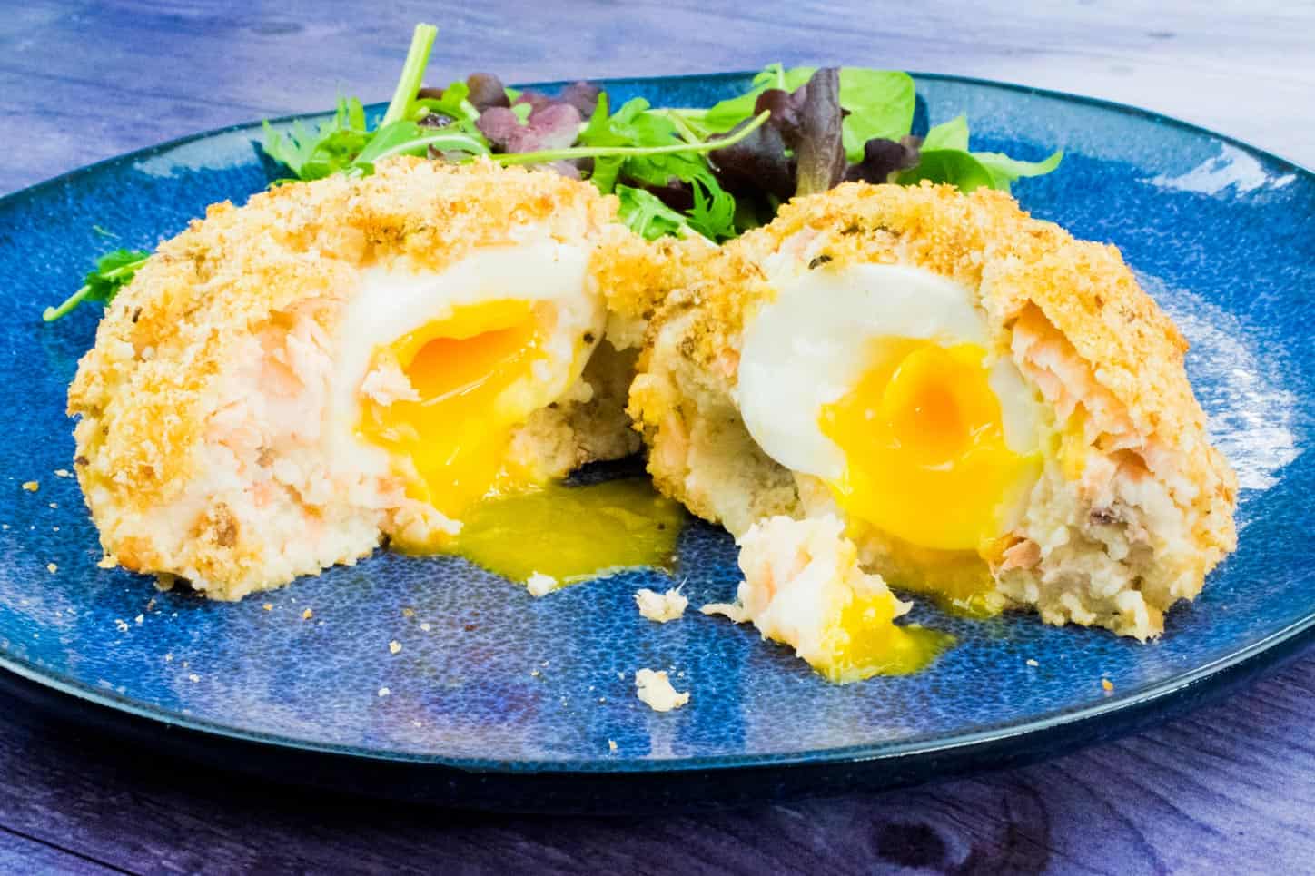 Healthy Fishcake Scotch Egg Basement Bakehouse