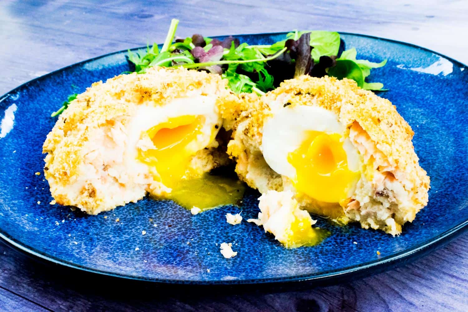 Healthy Fishcake Scotch Egg Basement Bakehouse